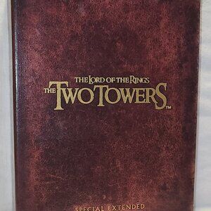 Lord Of The Rings Two Towers Special Extended DVD Edition 4 Disc Box Set Ex Cond